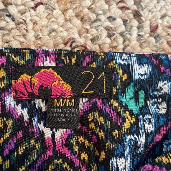 21 Brand Colorful Mini Skirt - Picture 4 of 7